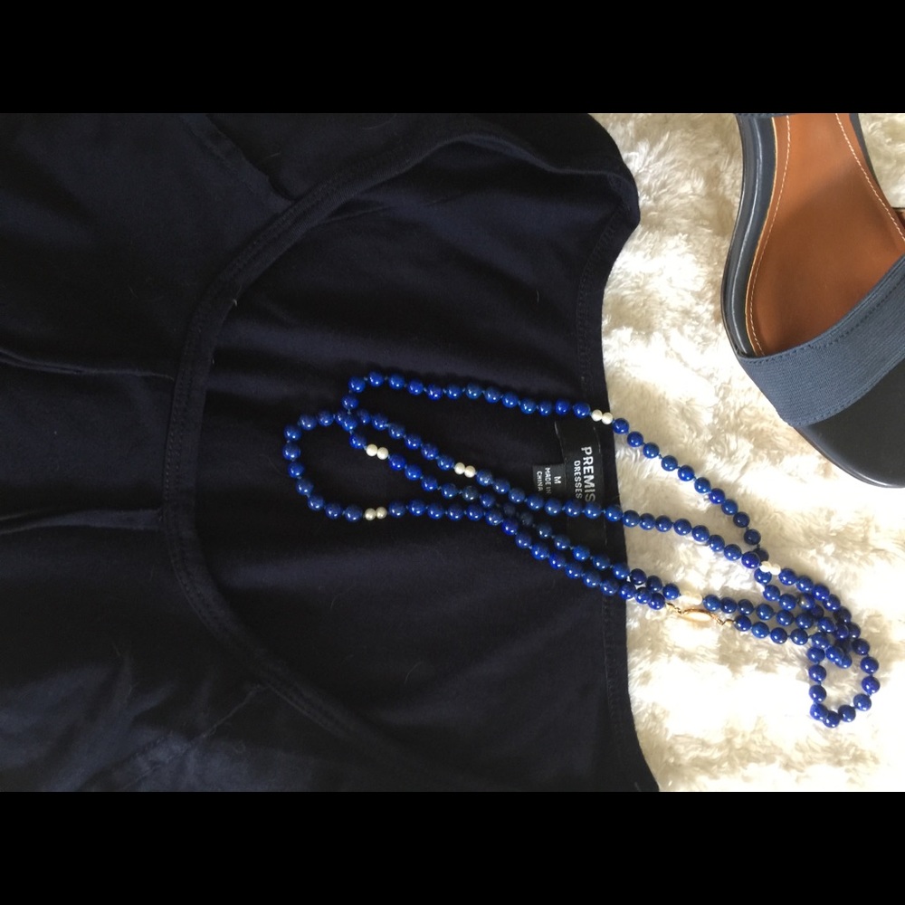 Premise, Dark Blue Casual Dress